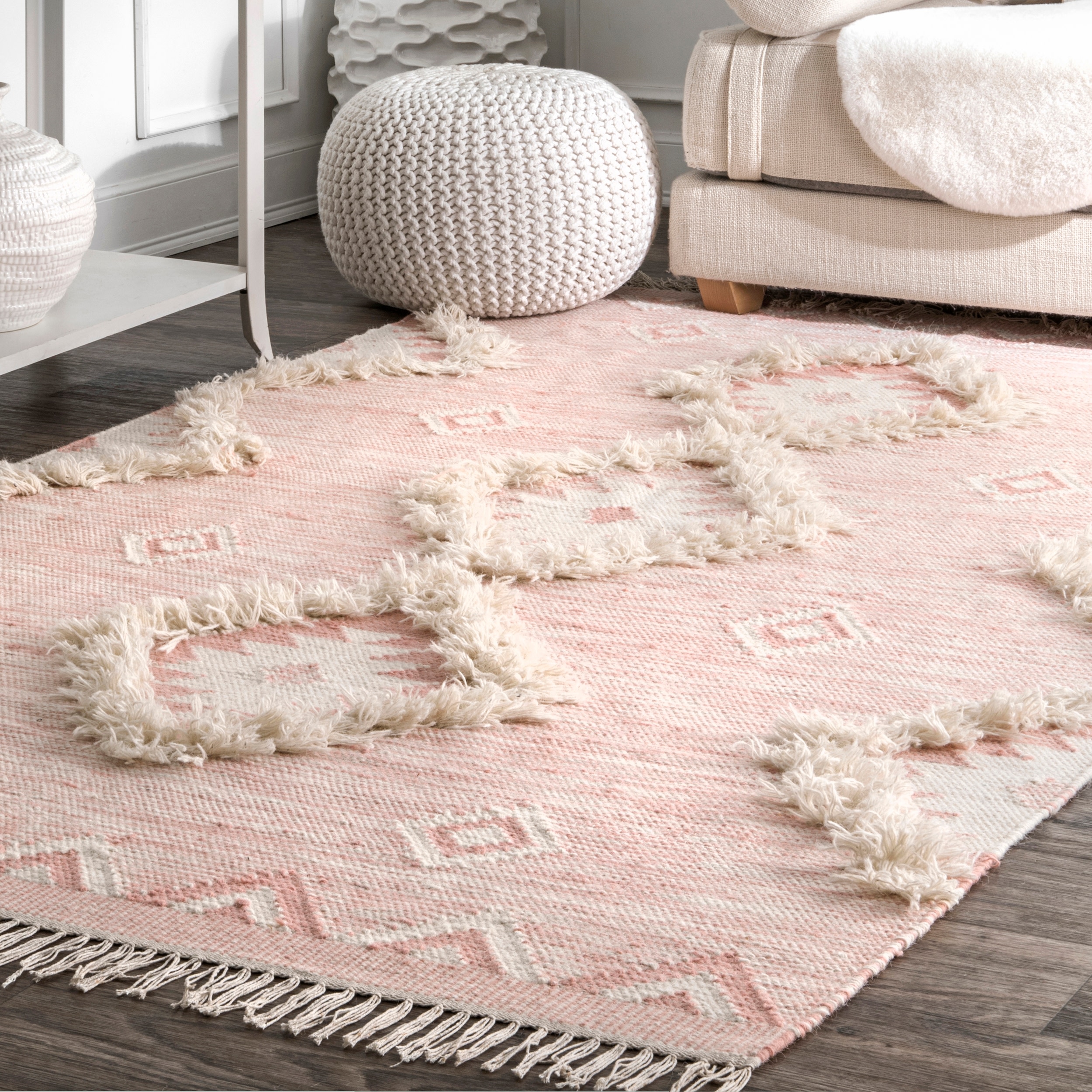 Novogratz Domesticated Pink Rug, PINK - Walmart.com
