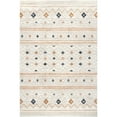 thumbnail image 1 of nuLOOM Sevanna Distressed Tribal Trellis Area Rug, 4' x 6', Beige, 1 of 2