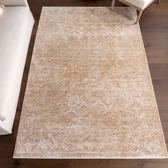 nuLOOM Sevilla Medallion Fringe Area Rug, 4' x 6', Sevilla Light Brown