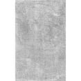 thumbnail image 1 of nuLOOM Shag Area Rug Living Room Synthetic, Gray, Soft Plush Feel, 1 of 3