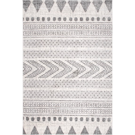 nuLOOM Shaina Tribal Area Rug, 6', Gray