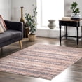 thumbnail image 1 of nuLOOM Shandi Distressed Moroccan Machine Washable Area Rug, 5' x 8', Gray, 1 of 2