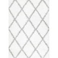 thumbnail image 1 of nuLOOM Shanna Shag Floral Print Transitional Area Rugs, White, 1 of 3