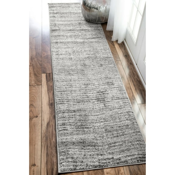 nuLOOM Sherill Abstract Transitional Area Rug, 2' x 8', Runner, Sherill Grey