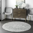 thumbnail image 1 of nuLOOM Sherill Abstract Transitional Area Rug, 5', Round, Sherill Grey, 1 of 10
