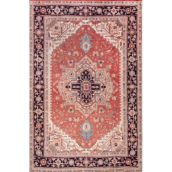 nuLOOM Simonette Transitional Area Rug, 5' x 8', Red