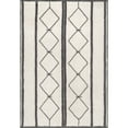 thumbnail image 1 of nuLOOM Sondra Machine Washable Wool Moroccan Diamond Area Rug, 4' x 6', Ivory, 1 of 2