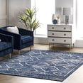 thumbnail image 1 of nuLOOM Spencer Aztec Trellis Area Rug, 8' x 10', Blue, 1 of 9