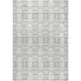 thumbnail image 1 of nuLOOM Stacey Textured Modern Geometric Indoor/Outdoor Area Rug, 6' 7" x 9', Gray, 1 of 2