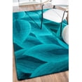 thumbnail image 1 of nuLOOM Svetlana Hand Tufted Wool Area Rug, 7' 6" x 9' 6", Teal, 1 of 2