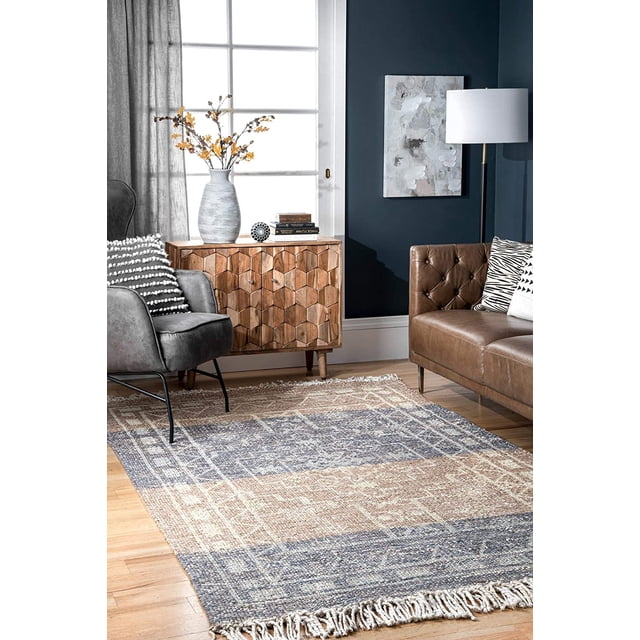 nuLOOM Taaran Shaded Tribal Area Rug, 5' x 8', Natural
