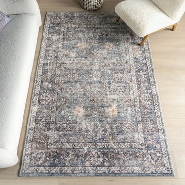 nuLOOM Tahlea Medallion Machine Washable Area Rug, 5' x 8', Tahlea Brown