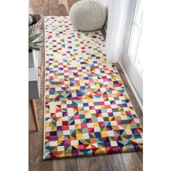 nuLOOM Takisha Triangle Area Rug, 2' 6" x 8', Runner, Takisha Multicolor