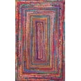thumbnail image 1 of nuLOOM Tammara Bohemian Hand Braided Area Rug, 4' x 6', Multi, 1 of 8