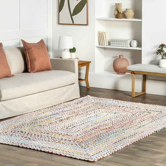 nuLOOM Tammara Hand Braided Area Rug, 3' x 5', Ivory