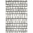 thumbnail image 1 of nuLOOM Tamra Geometric Cozy Soft & Fluffy Shag Area Rug, 4' x 6', Beige, 1 of 2