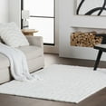 thumbnail image 1 of nuLOOM Tavina Solid Cloud Washable Area Rug, 5' x 8', Tavina Off-white, 1 of 9