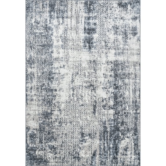 nuLOOM Taylor Modern Abstract Area Rug, 4' 3" x 6', Blue