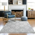 thumbnail image 1 of nuLOOM Tenawa Tribal Eye Trellis Area Rug, 5' x 8', Gray, 1 of 4
