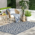thumbnail image 1 of nuLOOM Terenia Leopard Indoor/Outdoor Area Rug, 8' x 10', Blue, 1 of 9
