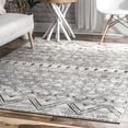 thumbnail image 1 of nuLOOM Teresa Moroccan Area Rug, 5' x 7' 5", Gray, 1 of 2