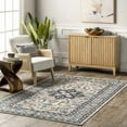 thumbnail image 1 of nuLOOM Teshi Floral Medallion Machine Washable Area Rug, 8' x 10', Blue, 1 of 2