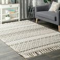 thumbnail image 1 of nuLOOM Texture Supreme Wool Area Rug, 5' x 8', Ivory, 1 of 2