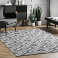 thumbnail image 1 of nuLOOM Thea Geometric Global Cotton Area Rug, 3' x 5', Gray, 1 of 9