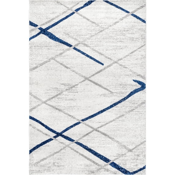 nuLOOM Thigpen Contemporary Area Rug, 6' x 9', Blue Gray
