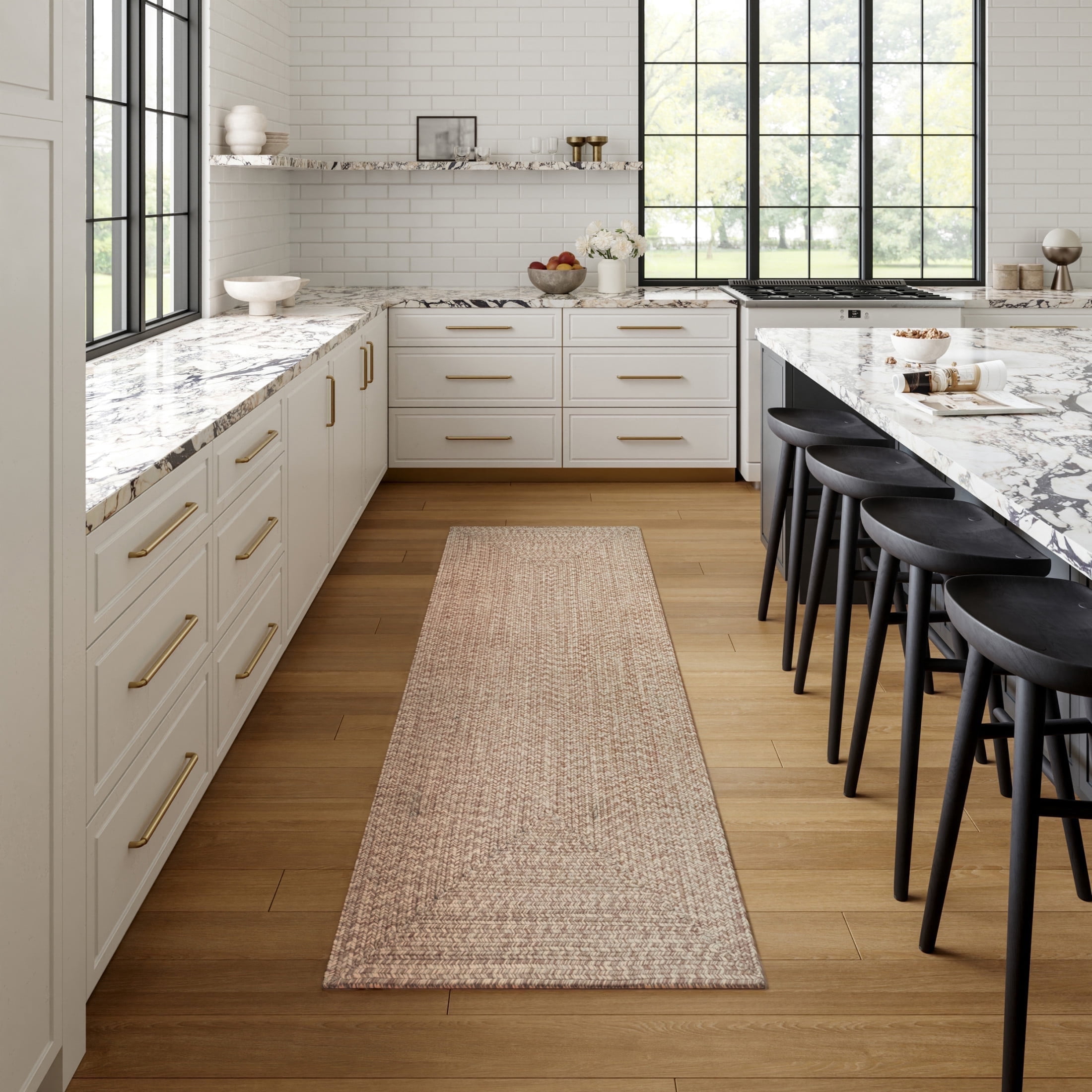 nuLOOM Thigpen Contemporary Area Rug, 2' 6" x 14', Runner, Thigpen Grey