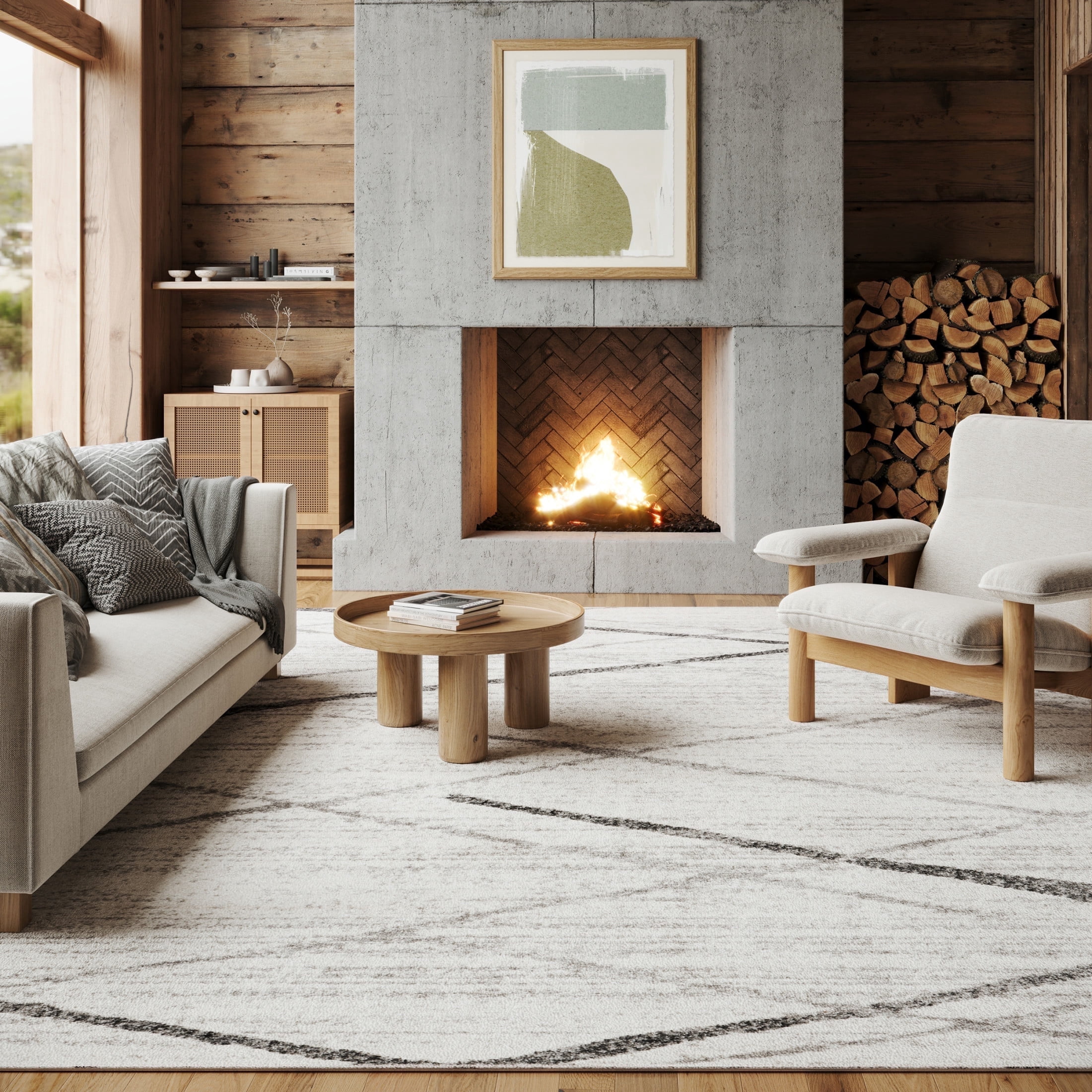 nuLOOM Thigpen Contemporary Area Rug, 3' x 5', Thigpen Grey