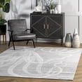 thumbnail image 1 of nuLOOM Thomas Paul Power loomed Octopus Area Rug, 3' x 5', Octopus Grey, 1 of 6