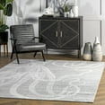 thumbnail image 1 of nuLOOM Thomas Paul Power loomed Octopus Area Rug, 10' x 14', Octopus Grey, 1 of 6