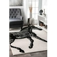 thumbnail image 1 of nuLOOM Thomas Paul Power loomed Zebra Area Rug or Runner, 1 of 2