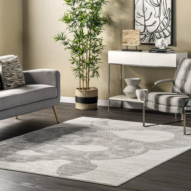 nuLOOM Thomas Paul Serpent Area Rug, 6' 7" x 9', Light Gray