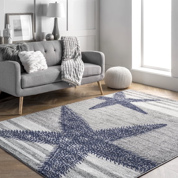 nuLOOM Thomas Paul Starfish Area Rug, 8' 2" x 11' 6", Gray
