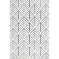 thumbnail image 1 of nuLOOM Tiffany Contemporary Diamond Indoor/Outdoor Area Rug, 6' x 9', Grey, 1 of 2