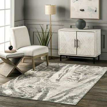 nuLOOM Tilda Modern Snake Area Rug, 5' x 8', Beige