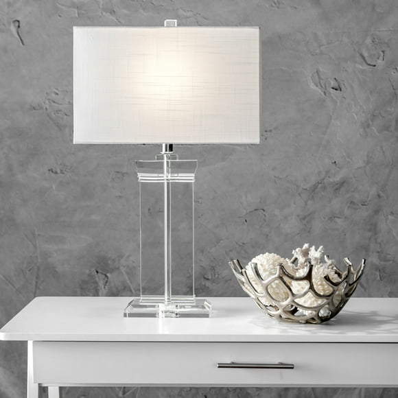 nuLOOM Toledo 25" Crystal Table Lamp, 25" H x 9" W x 15" D, Clear
