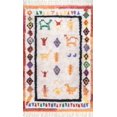 thumbnail image 1 of nuLOOM Tribal Diamond Gabbeh Tassel Area Rug, 1 of 4