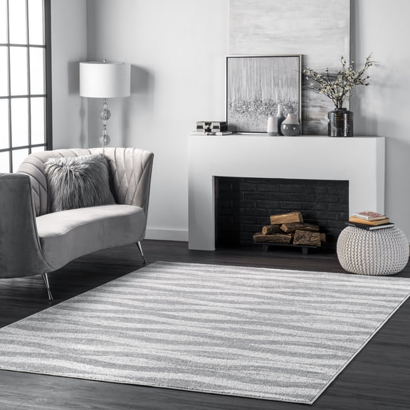 nuLOOM Tristan Contemporary Waves Area Rug, 3' x 5', Tristan Grey