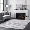 thumbnail image 1 of nuLOOM Tristan Contemporary Waves Area Rug, 4' x 6', Tristan Grey, 1 of 6