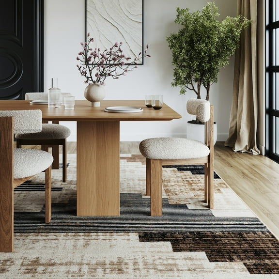 nuLOOM Vanita Transitional Southwestern Fringe Area Rug, 5' x 7' 10", Vanita Navy