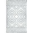 thumbnail image 1 of nuLOOM Vasiliki Moroccan Shag Tasseled Area Rug, 9' x 12', White, 1 of 9