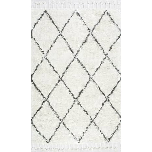 nuLOOM Hand-Knotted Fez Shag Area Rug