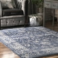 thumbnail image 1 of nuLOOM Vintage Florid Emma Area Rug, 9' x 12', Florid Emma Blue, 1 of 7