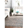 thumbnail image 1 of nuLOOM Vernell Flatweave Jute Area Rug, 5' x 8', Natural, 1 of 2