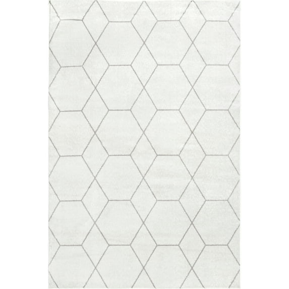 nuLOOM Veronica Geometric Honeycomb Area Rug, 5' x 8', Beige