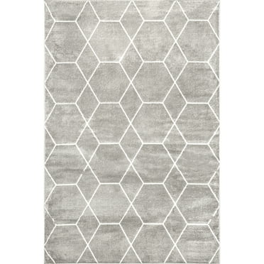 nuLOOM Veronica Geometric Honeycomb Area Rug, 5' x 8', Grey