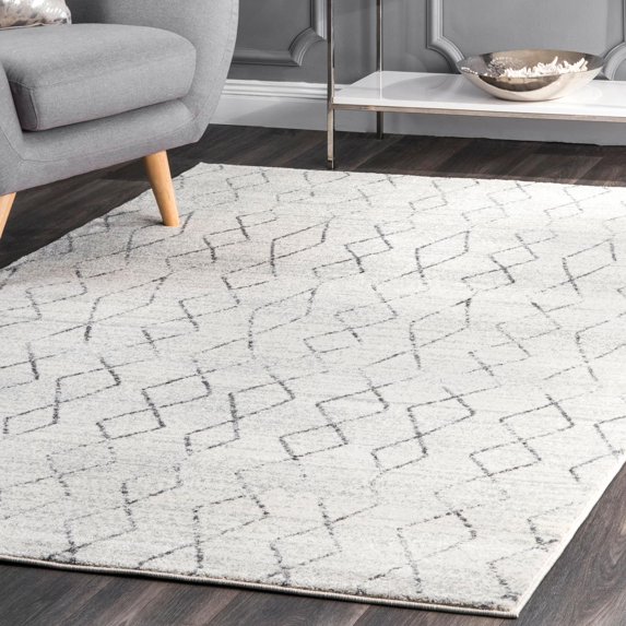 nuLOOM Vine Moroccan Area Rug, 5' x 7' 5", Beige
